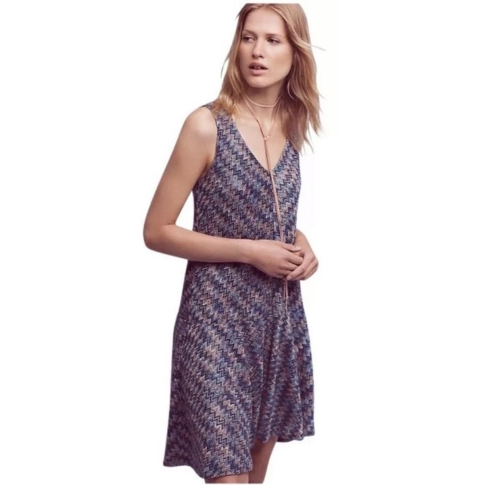 NWT Anthro Maeve #598 Motif Chevron Dress New SZ XS - Picture 4 of 4